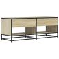 Preview: TV-Schrank Sonoma-Eiche 120,5x40x46 cm Holzwerkstoff und Metall