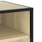Preview: TV-Schrank Sonoma-Eiche 120,5x40x46 cm Holzwerkstoff und Metall