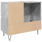 Preview: Waschbeckenunterschrank Betongrau 65x33x60 cm Holzwerkstoff