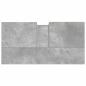 Preview: Waschbeckenunterschrank Betongrau 65x33x60 cm Holzwerkstoff