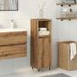 Preview: ARDEBO.de - Badschrank Artisan-Eiche 30x30x100 cm Holzwerkstoff
