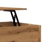 Preview: Couchtisch Artisan-Eiche 80x50,5x41,5 cm Holzwerkstoff