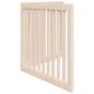 Preview: 2-tlg. Hundetor Faltbar 160 cm Pappelholz
