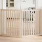 Preview: ARDEBO.de - 2-tlg. Hundetor Faltbar 160 cm Pappelholz