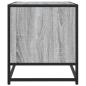 Preview: TV-Schrank Grau Sonoma 120,5x40x46 cm Holzwerkstoff und Metall