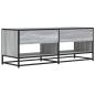 Preview: TV-Schrank Grau Sonoma 120,5x40x46 cm Holzwerkstoff und Metall