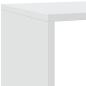 Preview: Raumteiler-Bücherregal 4 Stufen Weiß 143,5x29x143,5 cm