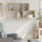 Preview: Wandregal Sonoma-Eiche 100x20x53 cm Holzwerkstoff