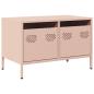 Preview: TV-Schrank Rosa 68x39x43,5 cm Kaltgewalzter Stahl