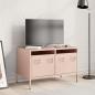 Preview: TV-Schrank Rosa 68x39x43,5 cm Kaltgewalzter Stahl