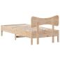 Preview: Massivholzbett ohne Matratze 90x200 Kiefernholz