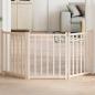Preview: ARDEBO.de - 3-tlg. Hundetor Faltbar 150 cm Massivholz Tanne
