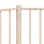 Preview: 3-tlg. Hundetor Faltbar 150 cm Massivholz Tanne