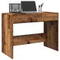 Preview: ARDEBO.de - Schreibtisch Altholz-Optik 101x50x76,5 cm Holzwerkstoff