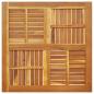 Preview: Tischplatte 90x90x2,2 cm Quadratisch Massivholz Akazie