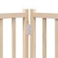 Preview: 4-tlg. Hundetor mit Tür Faltbar 320 cm Massivholz Tanne