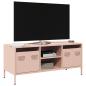 Preview: ARDEBO.de - TV-Schrank Rosa 101,5x39x43,5 cm Kaltgewalzter Stahl
