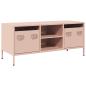 Preview: TV-Schrank Rosa 101,5x39x43,5 cm Kaltgewalzter Stahl