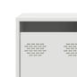 Preview: TV-Schrank Weiß 101,5x39x43,5 cm Kaltgewalzter Stahl