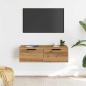 Preview: Wandschrank Artisan-Eiche 68x30x20 cm Holzwerkstoff