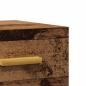Preview: Wand-Nachttische 2 Stk. Altholz-Optik 35x35x20 cm