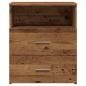 Preview: Nachttische 2 Stk. Altholz-Optik 50x32x60 cm Holzwerkstoff
