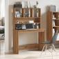 Preview: Schreibtisch mit Regal Artisan-Eiche 102x45x148cm Holzwerkstoff