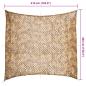Preview: Tarnnetz mit Aufbewahrungstasche 416x402 cm Sandfarbe