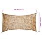 Preview: Tarnnetz mit Aufbewahrungstasche 708x423 cm Sandfarbe