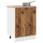 Preview: ARDEBO.de - Unterschrank Altholz-Optik 60x46x81,5 cm Holzwerkstoff
