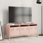 Preview: TV-Schrank Rosa 101,5x39x43,5 cm Kaltgewalzter Stahl