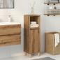 Preview: ARDEBO.de - Badschrank Artisan-Eiche 30x30x100 cm Holzwerkstoff