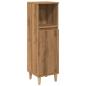 Preview: Badschrank Artisan-Eiche 30x30x100 cm Holzwerkstoff