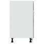 Preview: Schubunterschrank Betongrau 60x46x81,5 cm Holzwerkstoff
