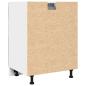 Preview: Schubunterschrank Betongrau 60x46x81,5 cm Holzwerkstoff