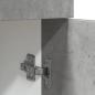 Preview: Schubunterschrank Betongrau 60x46x81,5 cm Holzwerkstoff