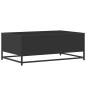 Preview: Couchtisch Schwarz 90x57x35 cm Holzwerkstoff und Metall