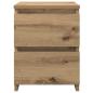 Preview: Nachttische 2 Stk. Artisan-Eiche 30x30x40 cm Holzwerkstoff