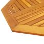 Preview: Tischplatte 80x80x2,2 cm Achteckig Massivholz Akazie