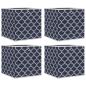 Preview: Faltboxen 4 Stk. Blau 32x32x32 cm Vlies