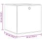 Preview: Faltboxen 4 Stk. Blau 32x32x32 cm Vlies