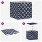 Preview: Faltboxen 4 Stk. Blau 32x32x32 cm Vlies