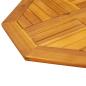 Preview: Tischplatte 60x60x2 cm Achteckig Massivholz Akazie