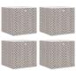 Preview: Faltboxen 4 Stk. Braun 32x32x32 cm Vlies