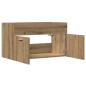 Preview: Waschbeckenunterschrank Artisan-Eiche 90x38,5x46 Holzwerkstoff