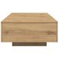 Preview: Couchtisch Artisan-Eiche 90x60x31 cm Holzwerkstoff
