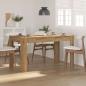 Preview: ARDEBO.de - Esstisch Artisan-Eiche 140x74,5x76 cm Holzwerkstoff