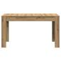 Preview: Esstisch Artisan-Eiche 140x74,5x76 cm Holzwerkstoff