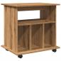 Preview: Rollcontainer Artisan-Eiche 60x45x60 cm Holzwerkstoff