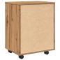 Preview: Rollcontainer Artisan-Eiche 46x36x59 cm Holzwerkstoff